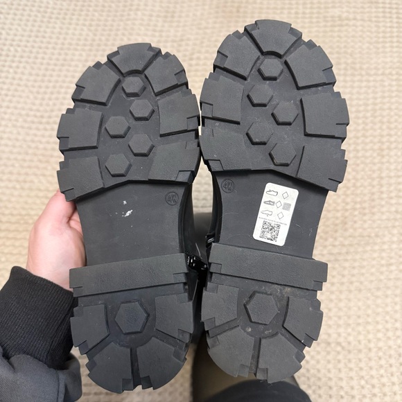 ASOS Carla Wide Calf Chunky Sole Tall Knee Boots - Picture 9 of 10